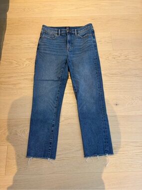 J Crew Classic High-Rise Straight Women's Jeans - Blue